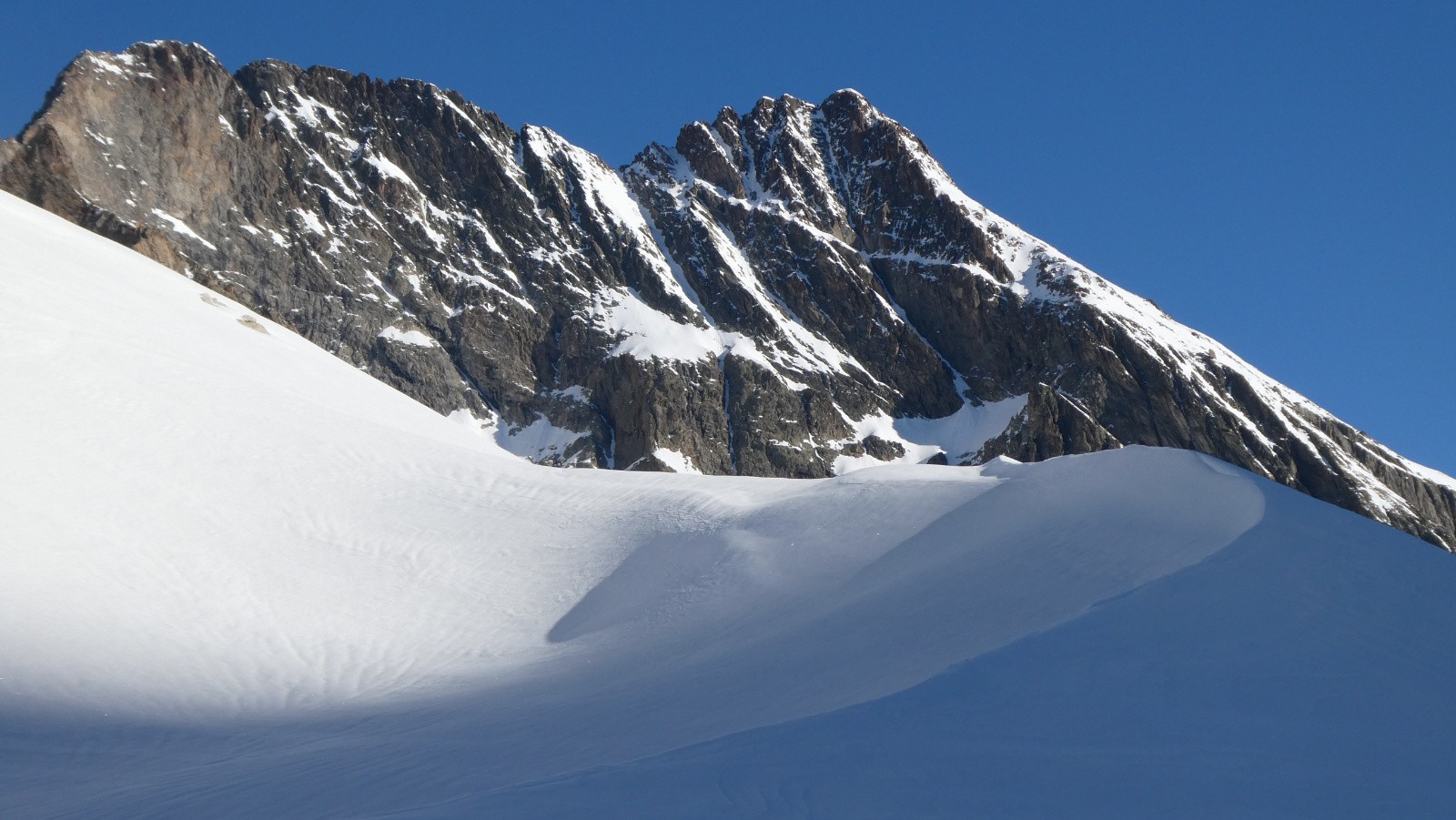 &nbsp;Début de la moraine&nbsp;