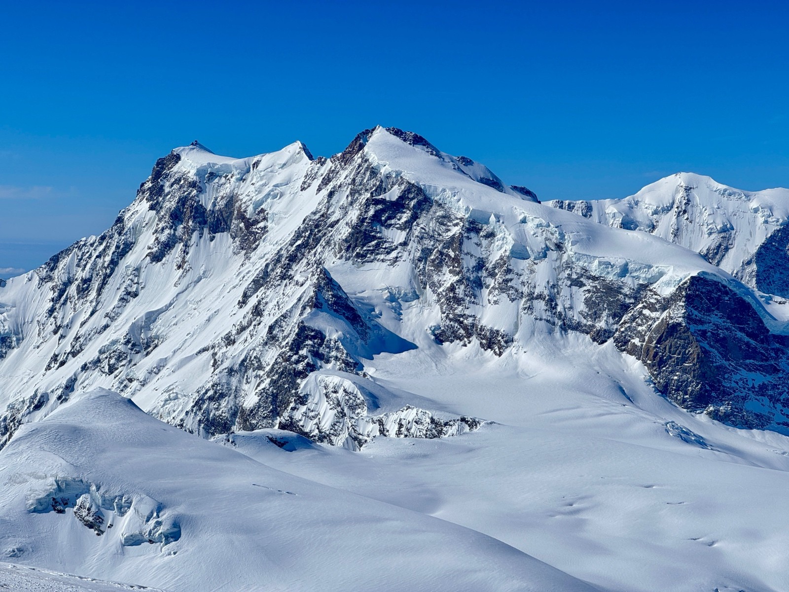 les 4000 du Mont Rose depuis le Strahlhorn