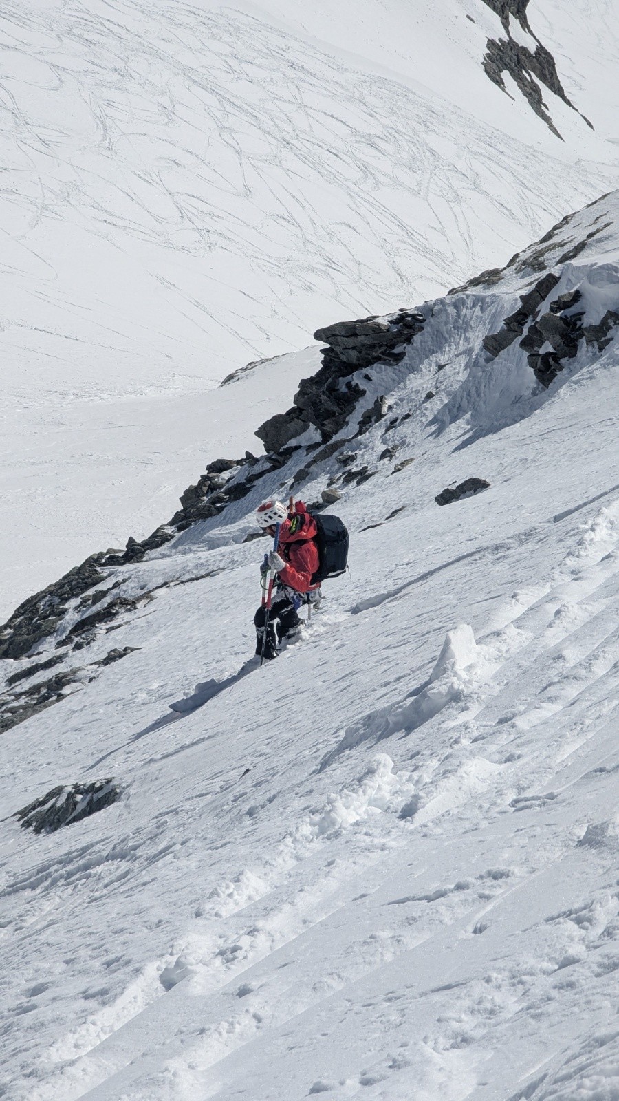 À ski dans le couloir terminal&nbsp;