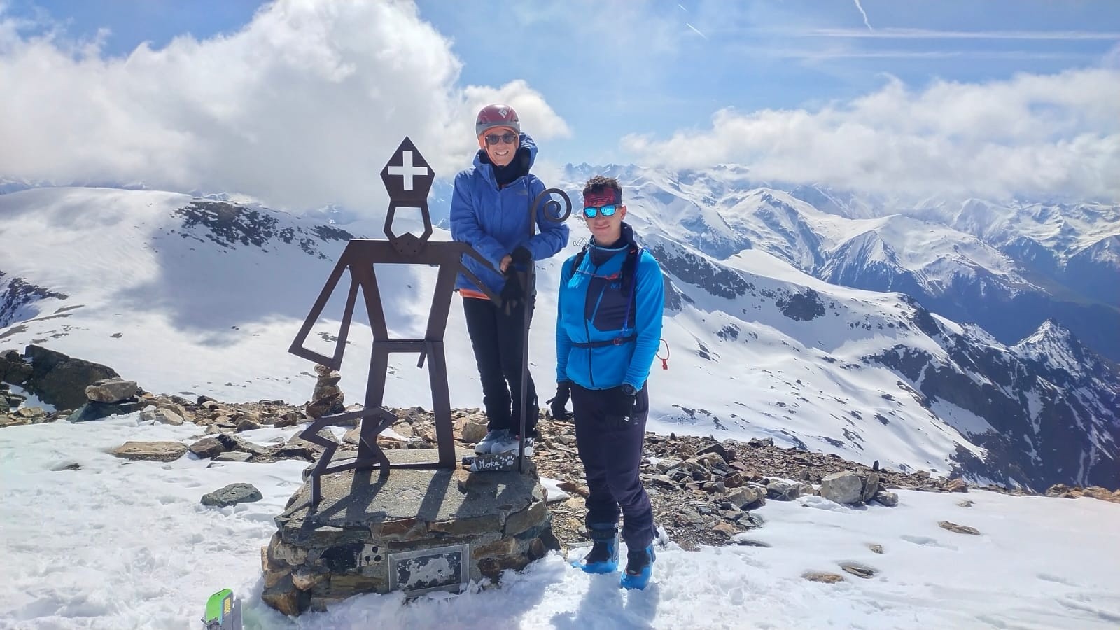 &nbsp;maman et moi avec St Eloi