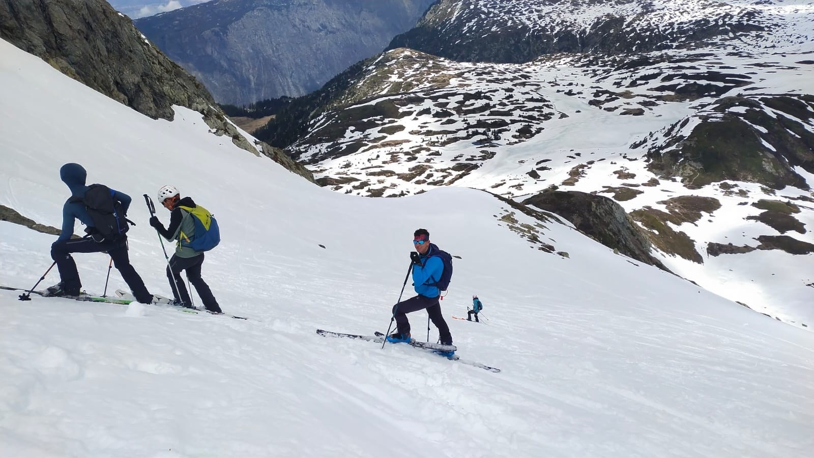 descente NE sur le lac fourchu&nbsp;