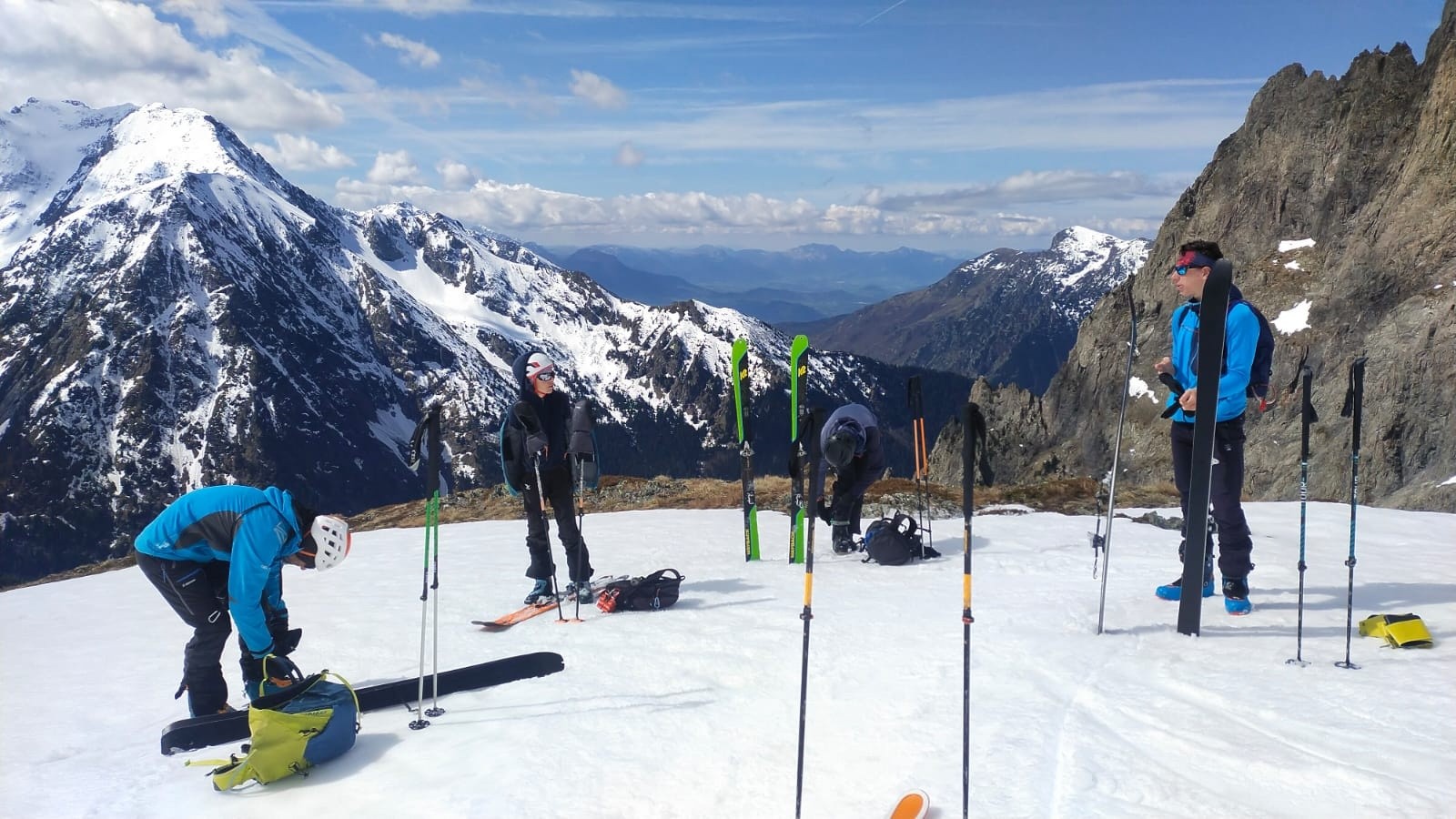 &nbsp;fin de descente combe des Ramays