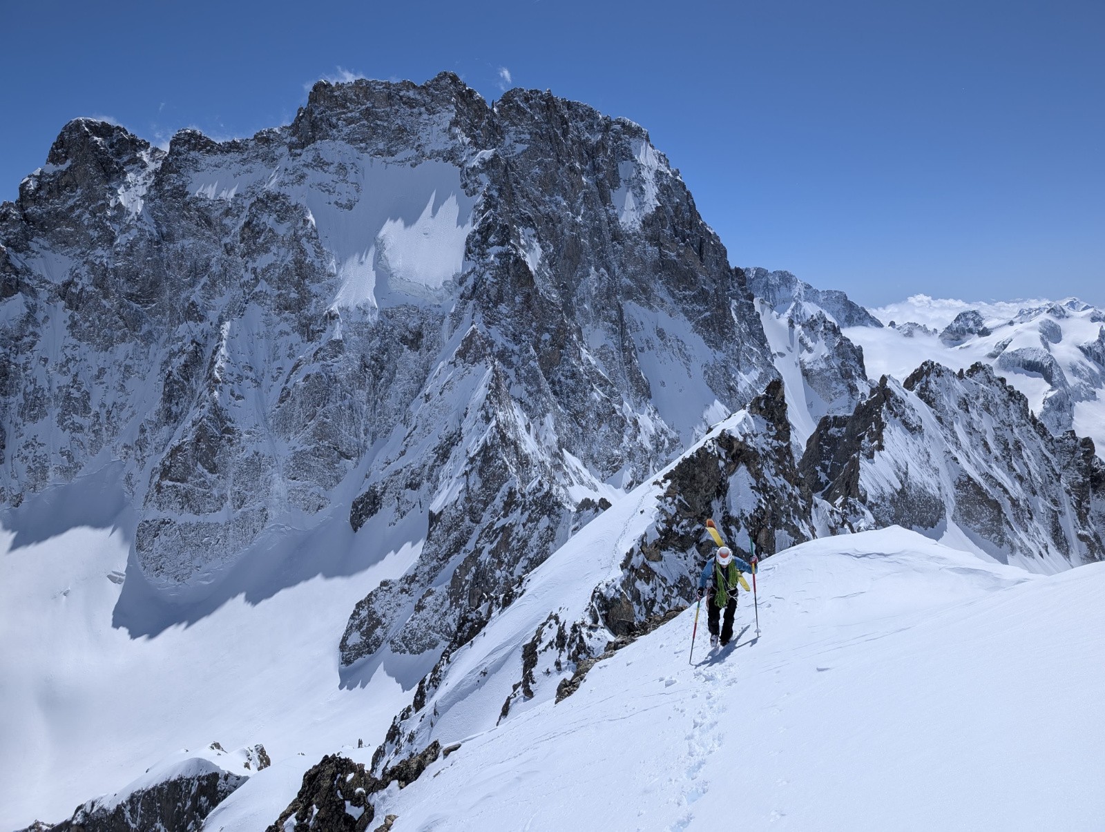 En allant vers le Pic Coolidge 