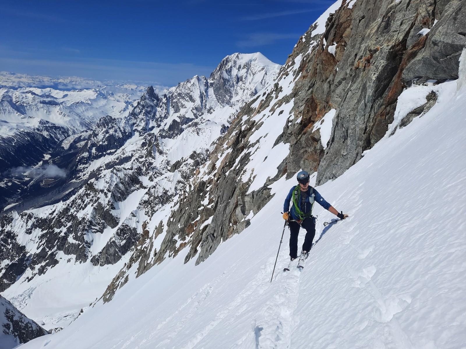 &nbsp;Le mont blanc bien blanc en second plan.&nbsp;
