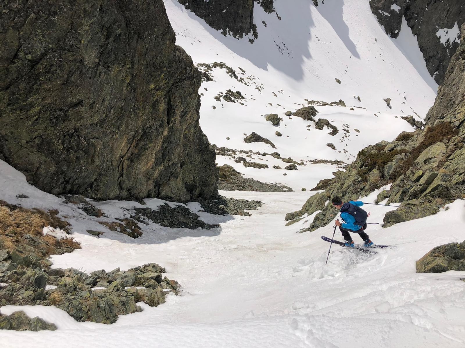 &nbsp;couloir sud de la croupe ouest du Sorbier