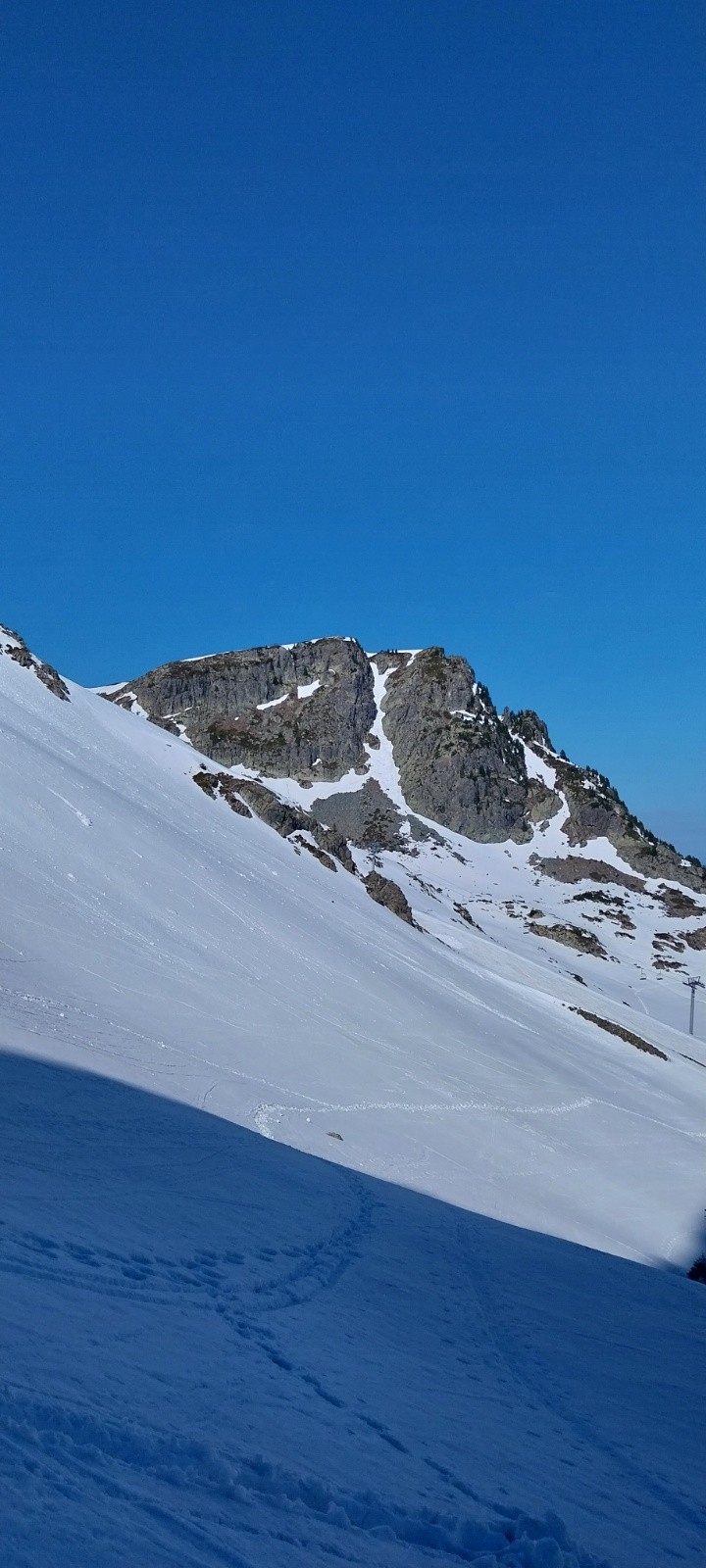 état du couloir de la via ferrata&nbsp;