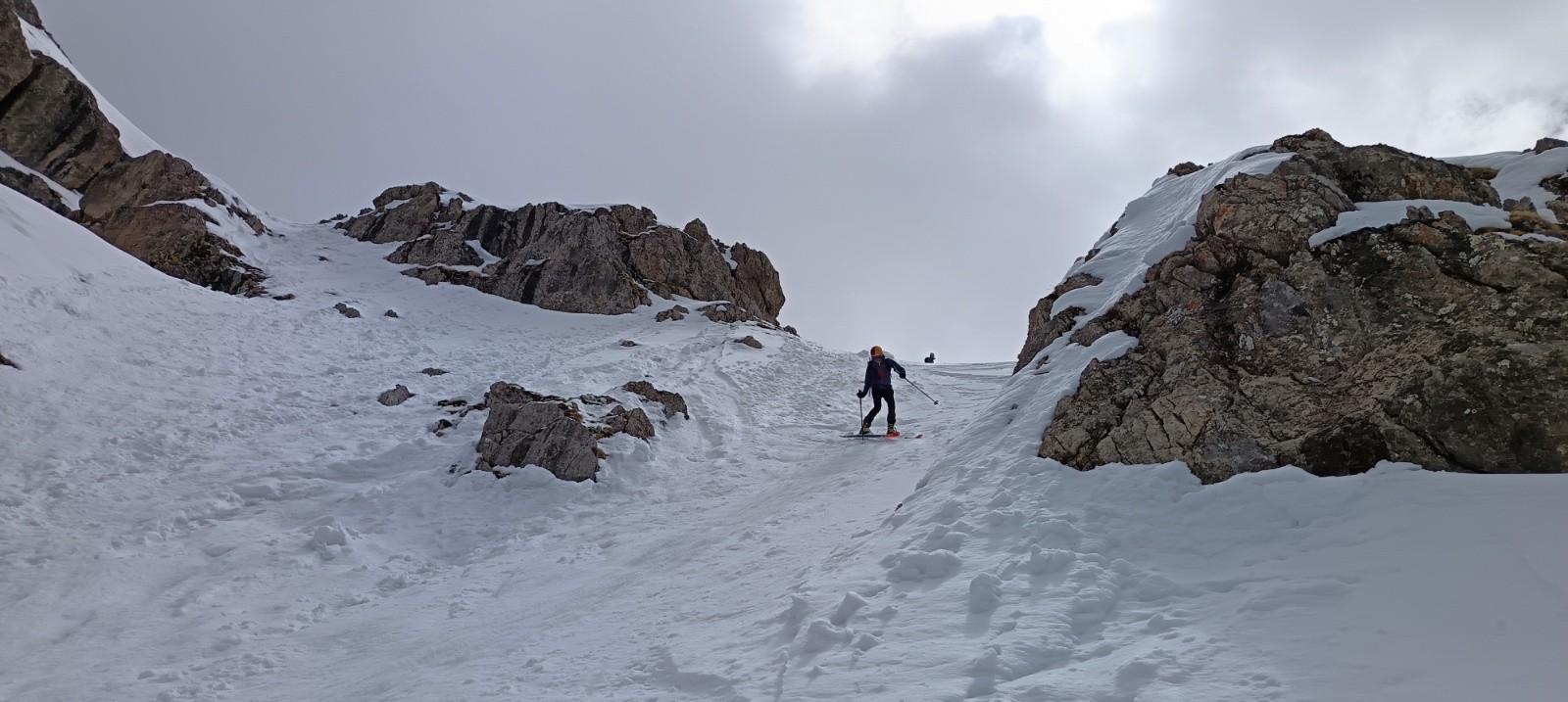 Nath dans le couloir de descente&nbsp;