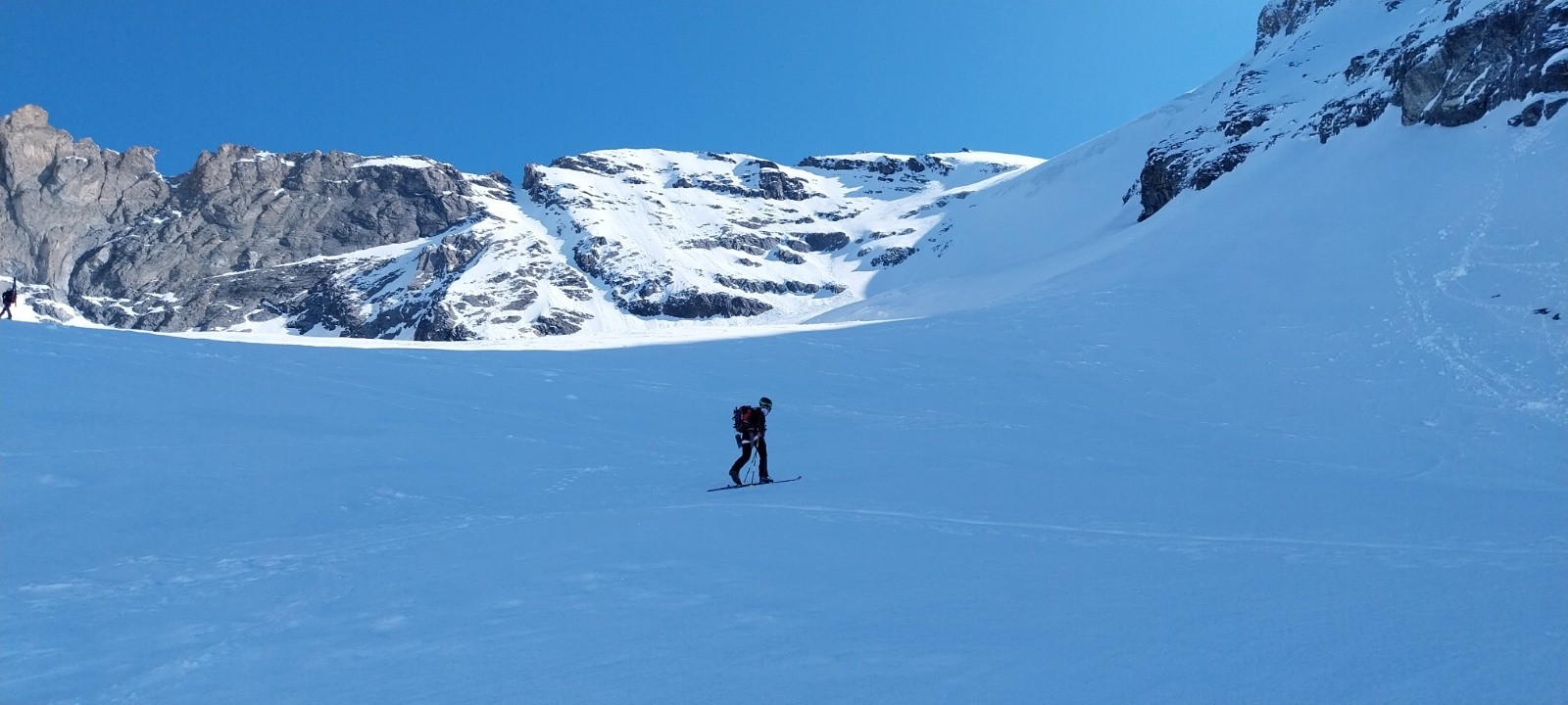 &nbsp;replat avant le raide