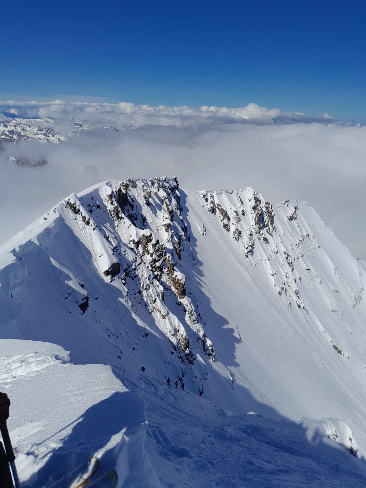 &nbsp;Couloir depuis l'arête&nbsp;