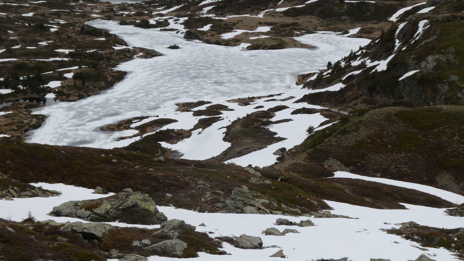 Lac Fourchu encore en glace