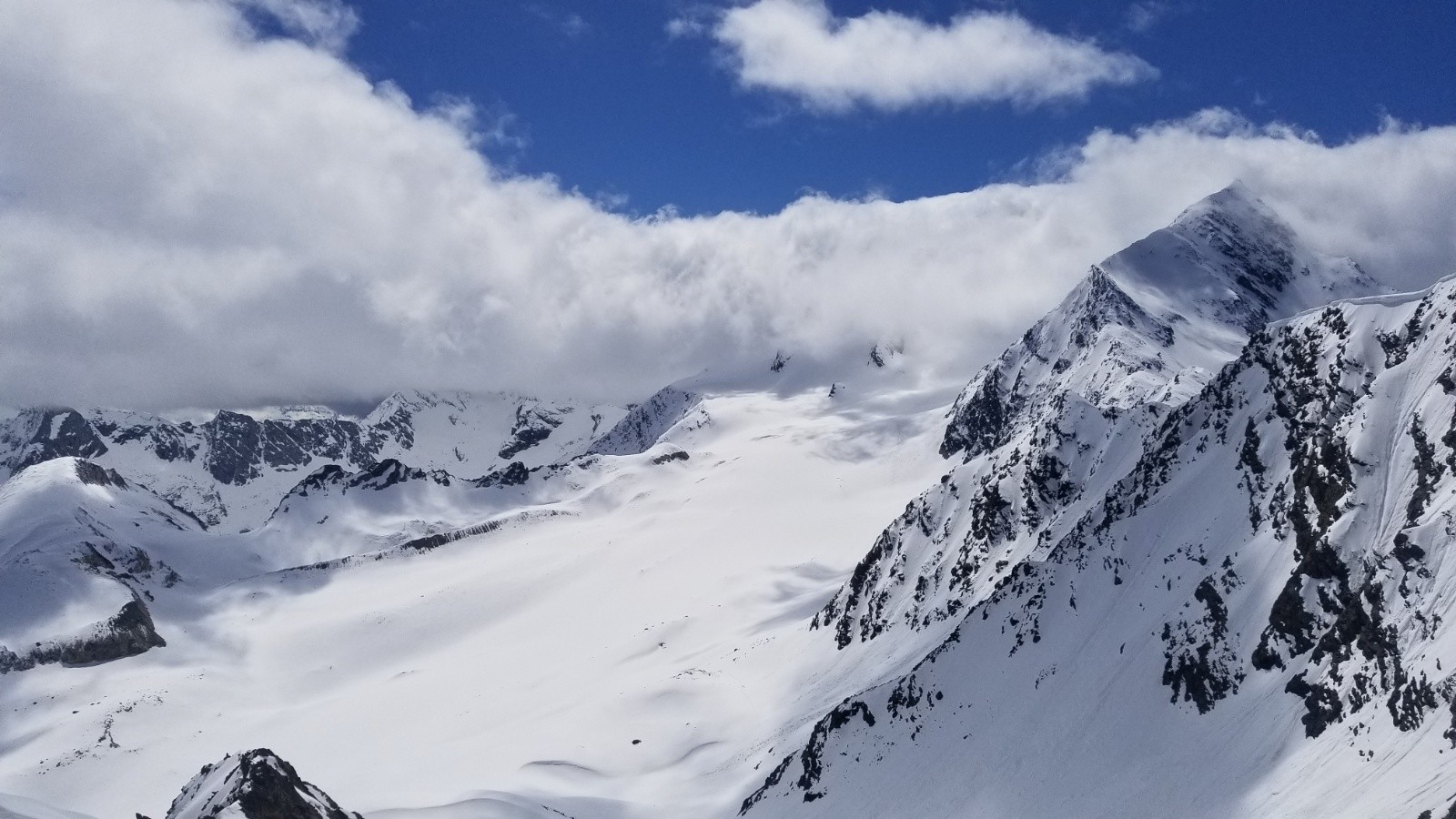 Gébroulaz depuis le sommet du Col du Borgne