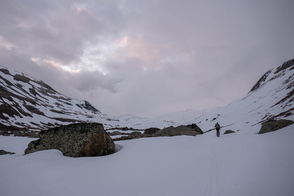 au dessus du refuge de lAlpe