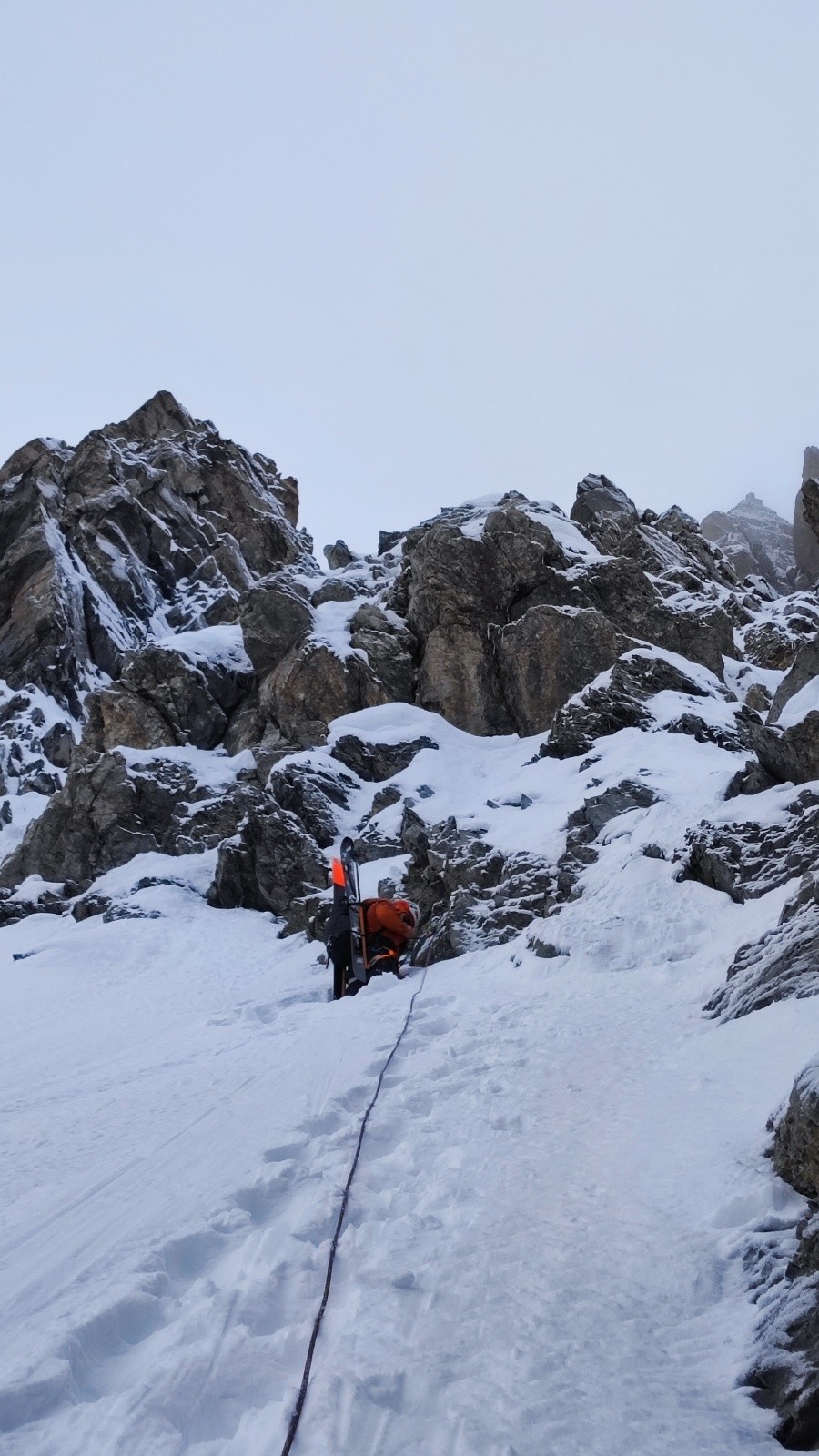 A la montée, magnifique ambiance