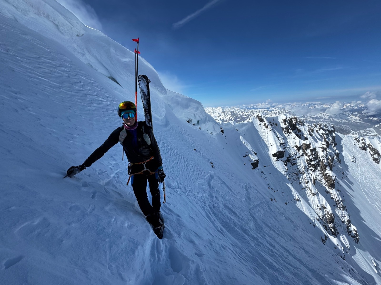 Dans la sortie : ça se couche progressivement