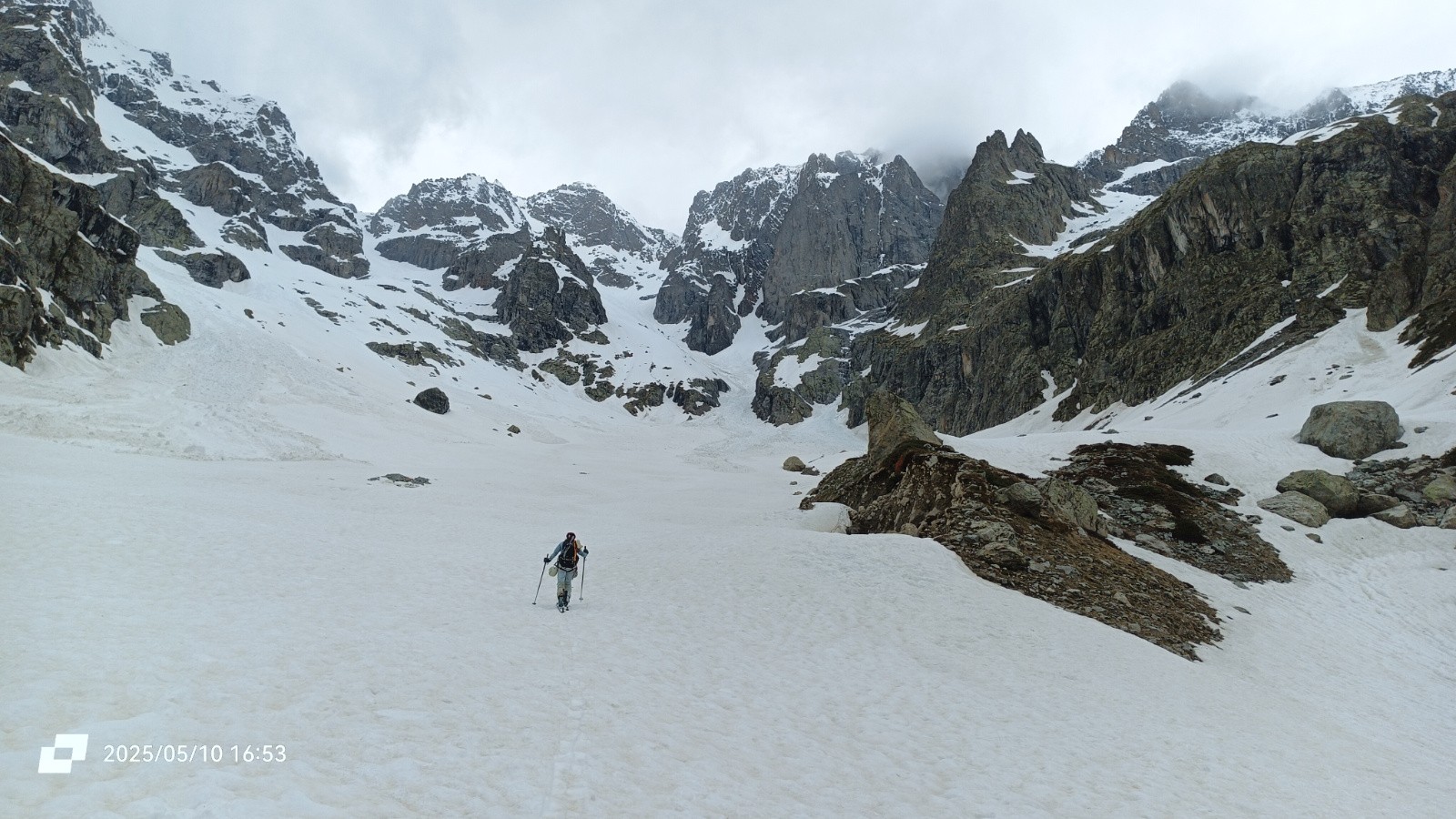 Refuge des Bans en approche 