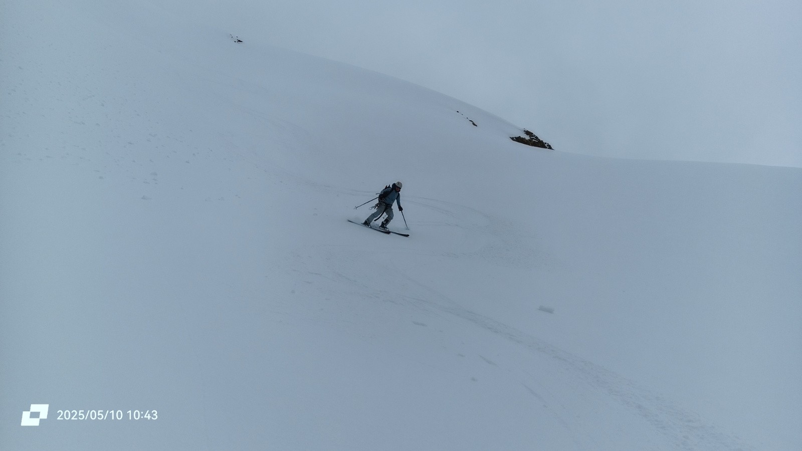 Bonne descente au début 