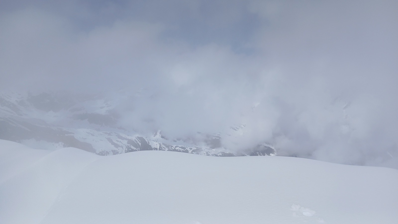 Sommet Vaudala. Vue... limitée