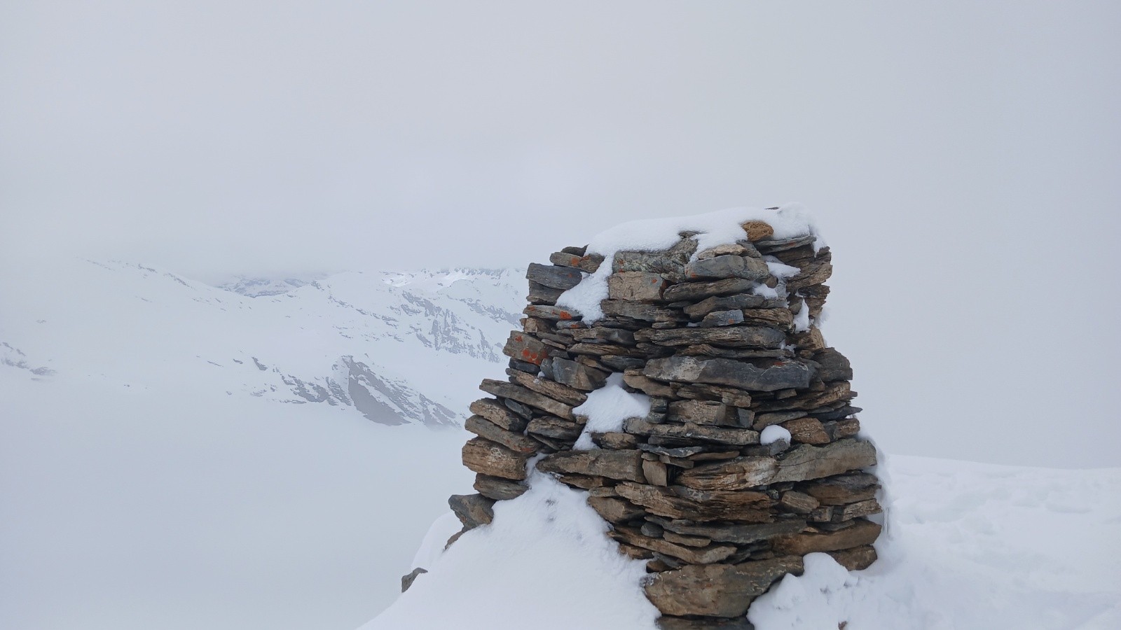 &nbsp;Sommet Galise. Vue... limitée !