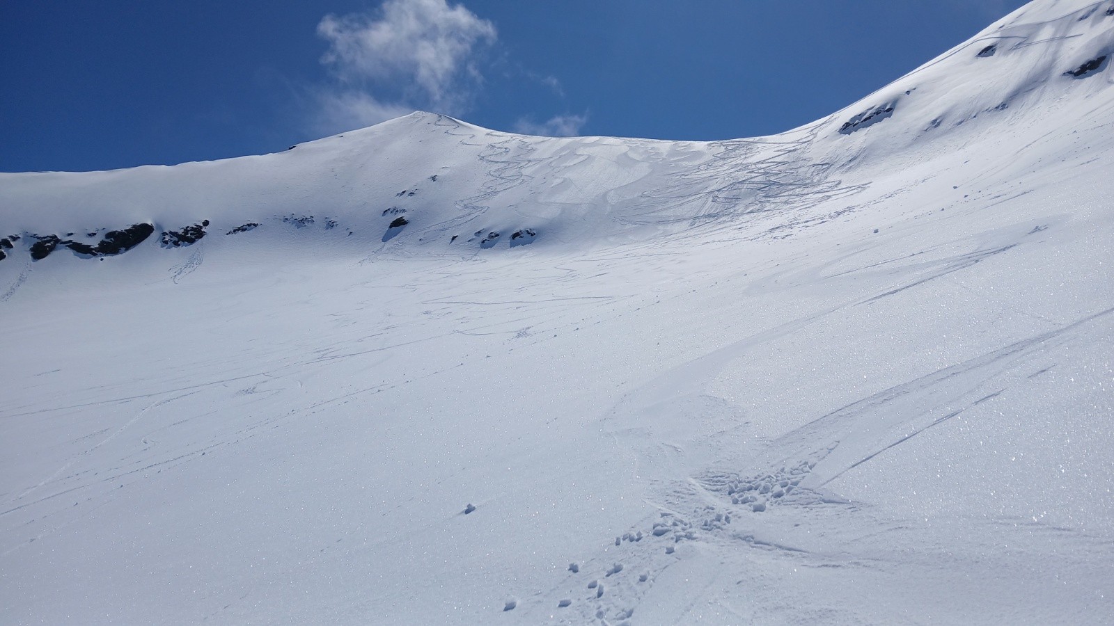 Le raidillon sous le col 3368