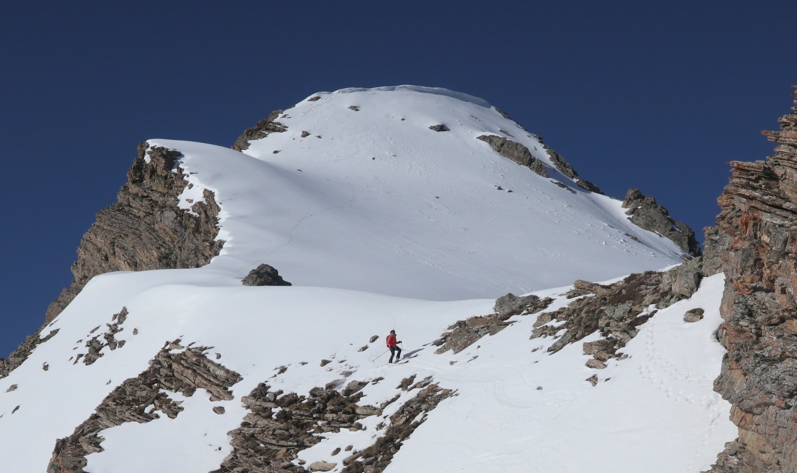 Passage au col de l'Aupillon