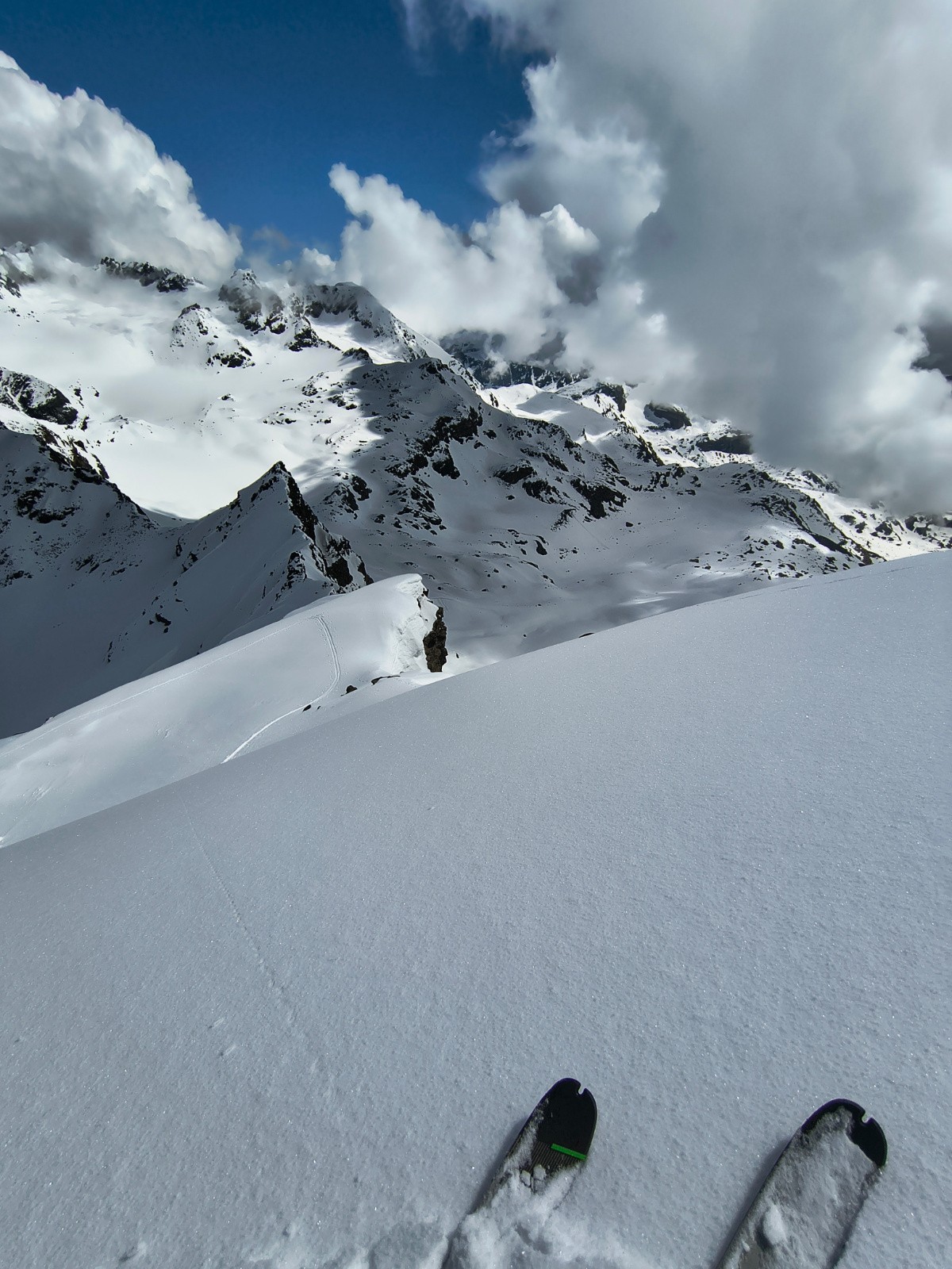 #7 Chavière et Aiguille du Bouchet, vue depuis la Pte du Bouchet Chavière et Aiguille du Bouchet, vue depuis la Pte du Bouchet