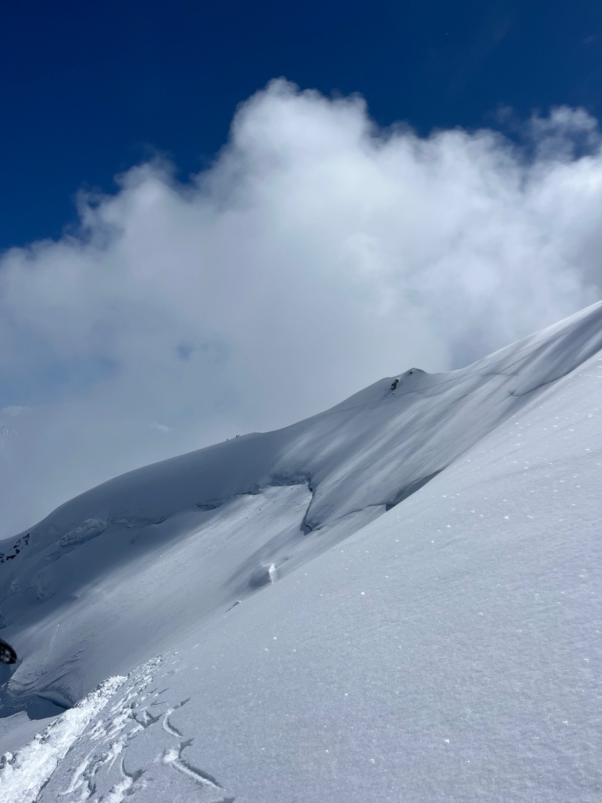  Belle poudre de la face nord du Tacul, ça donne envie !