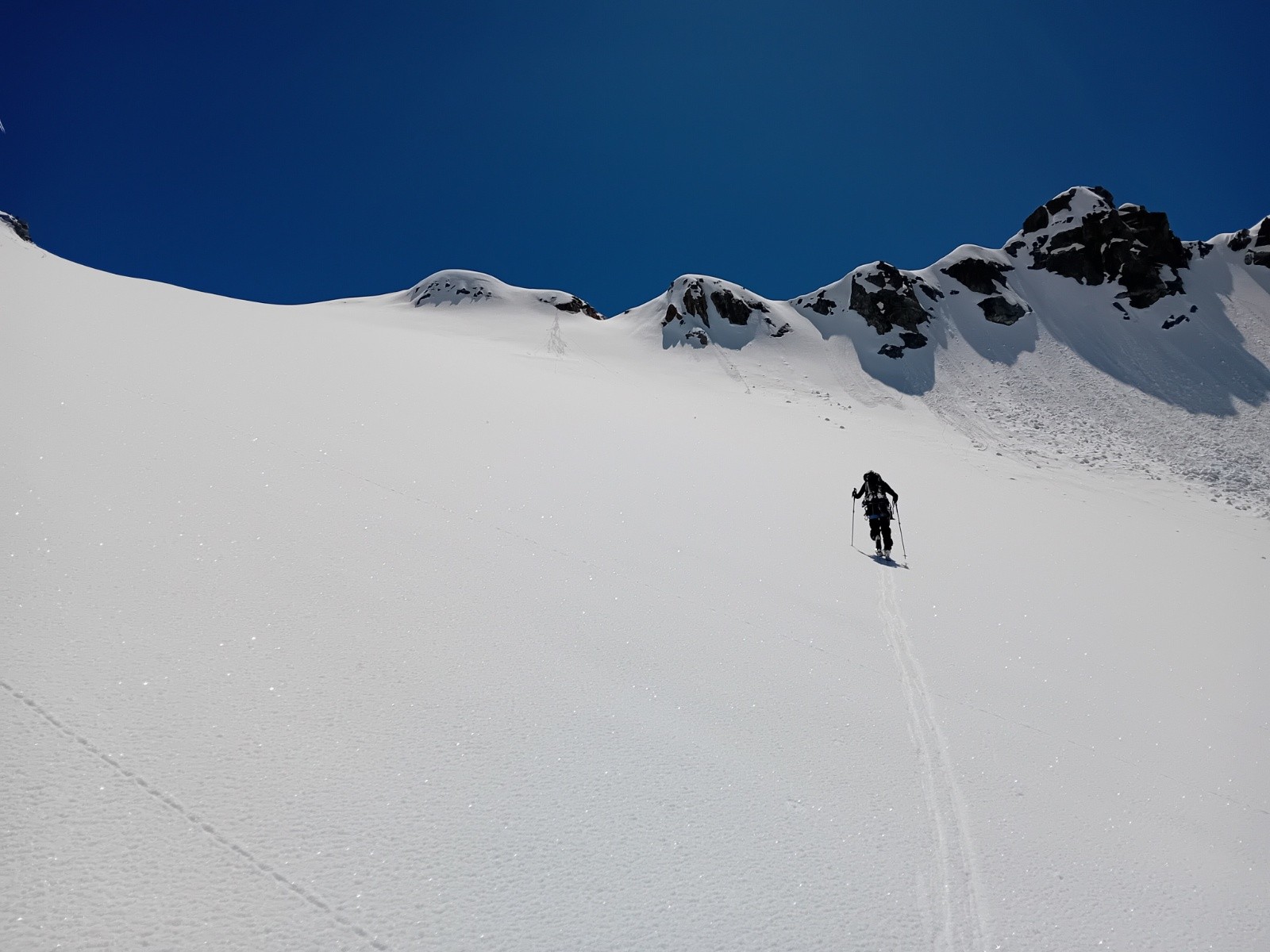 &nbsp;Presque au col d'Argentière&nbsp;