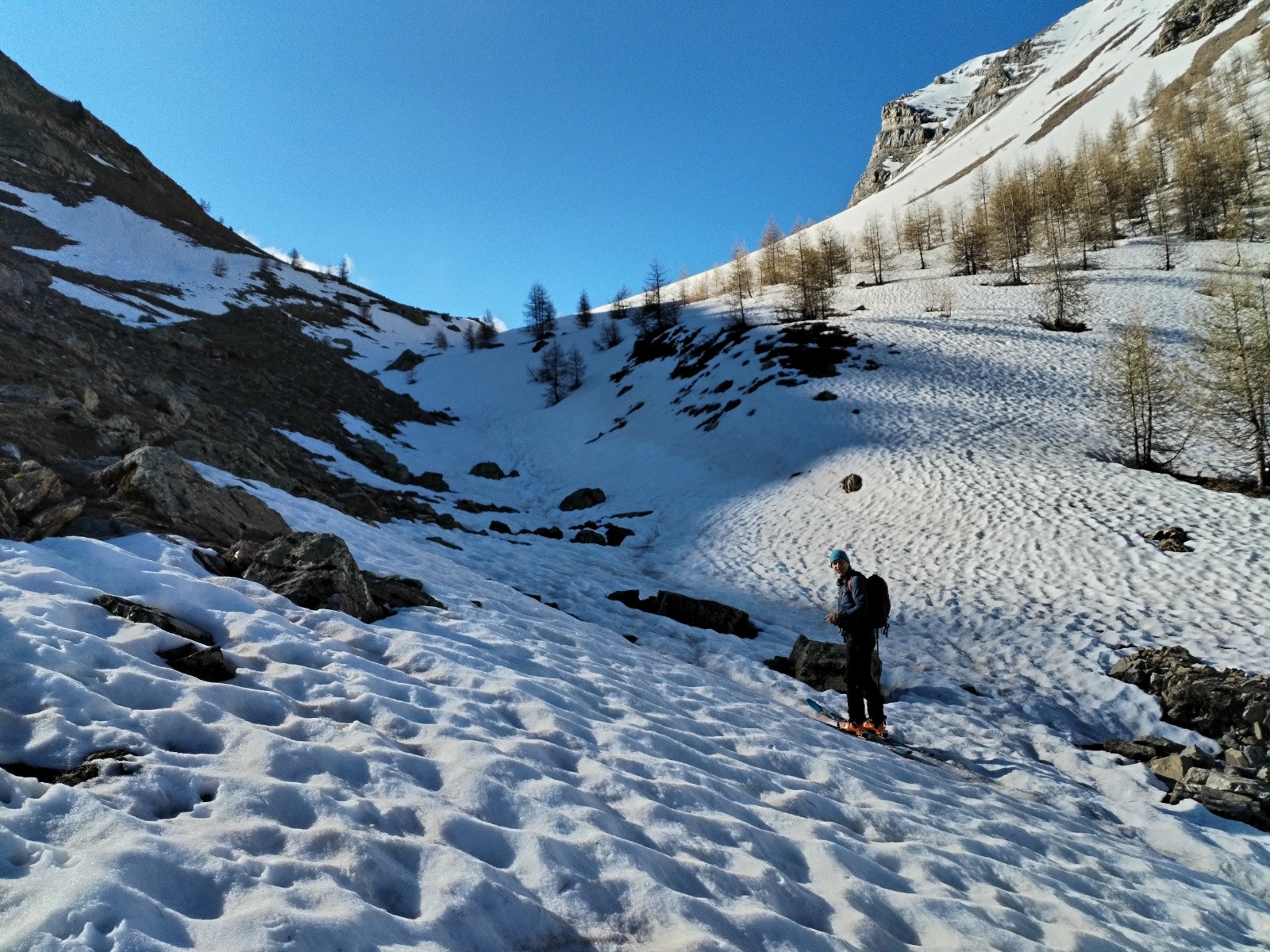 &nbsp;chaussage à la cabane du Crachet&nbsp;