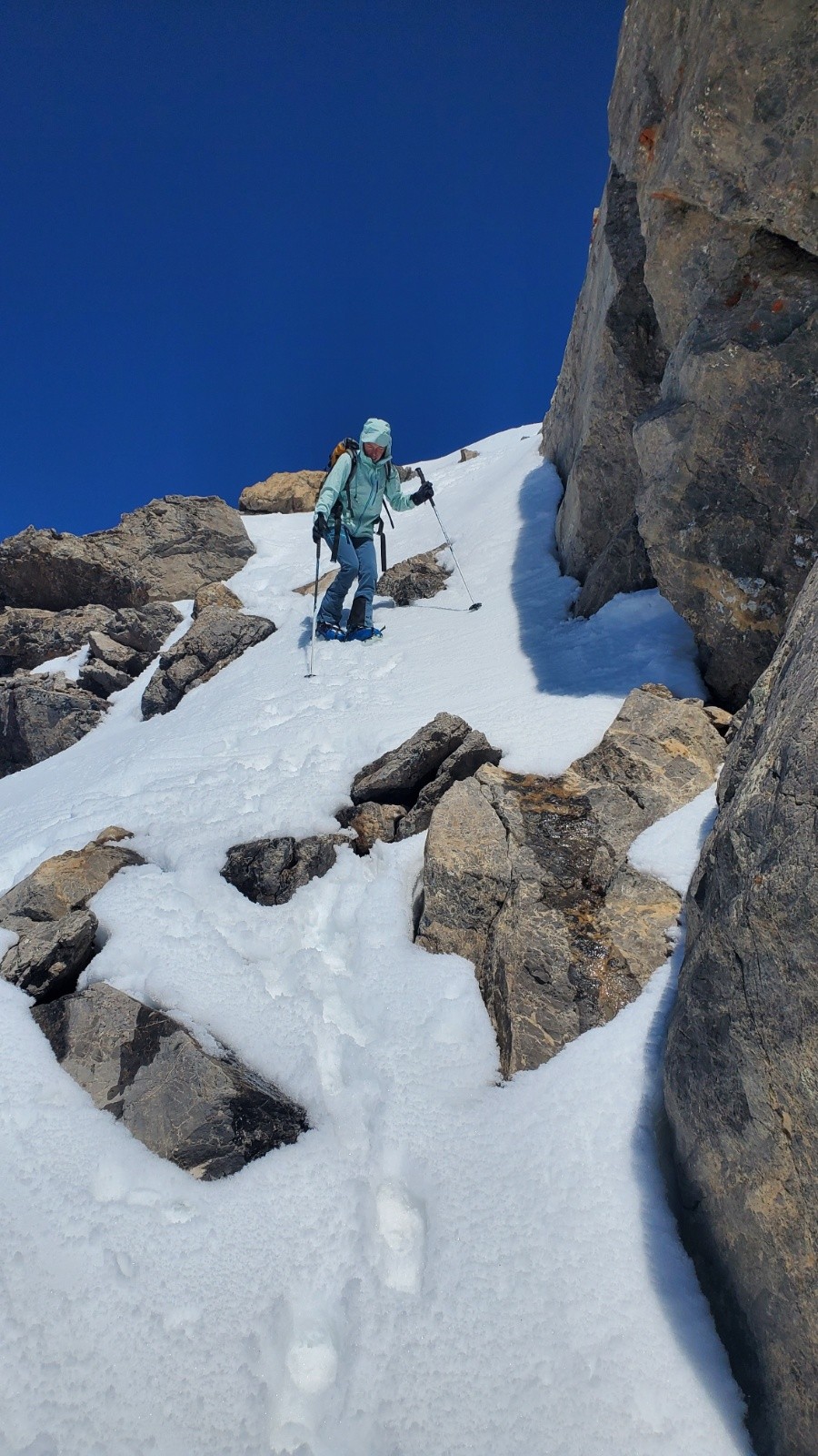 Debut fe la descente Gd Galibier&nbsp;