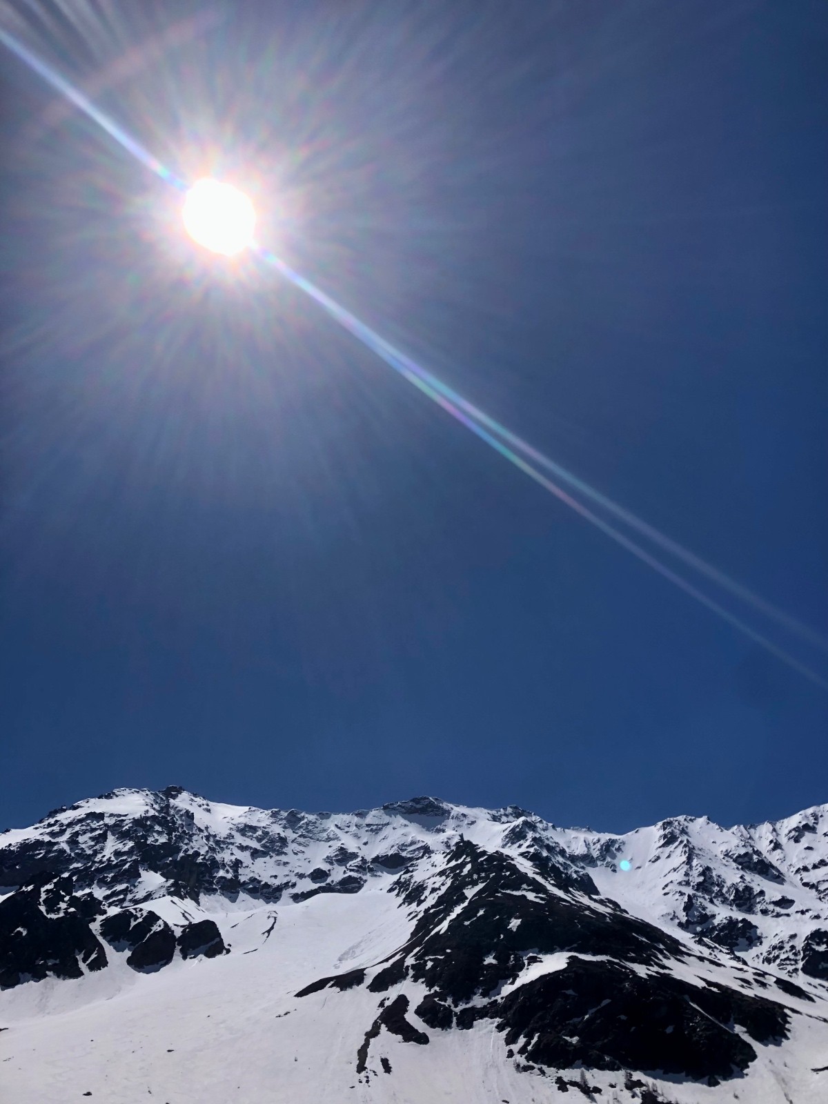 &nbsp;Vue depuis le parking à l’arrivee