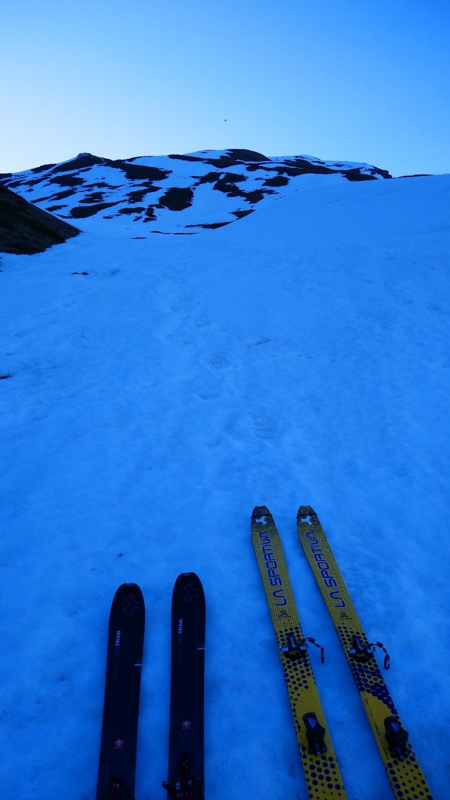 Chaussage définitif vers 2350m