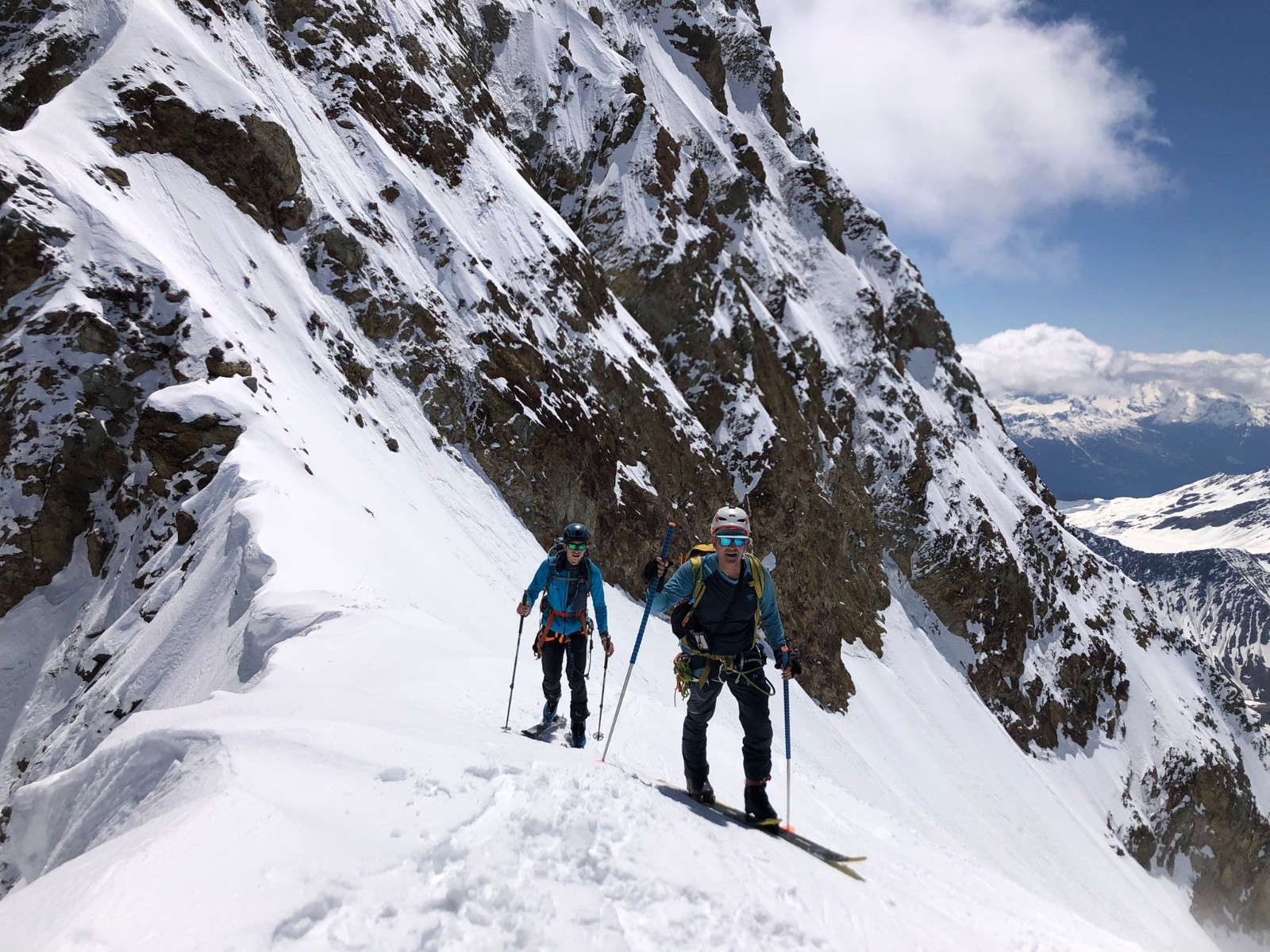 Aymeric et moi à l'arrivée&nbsp;