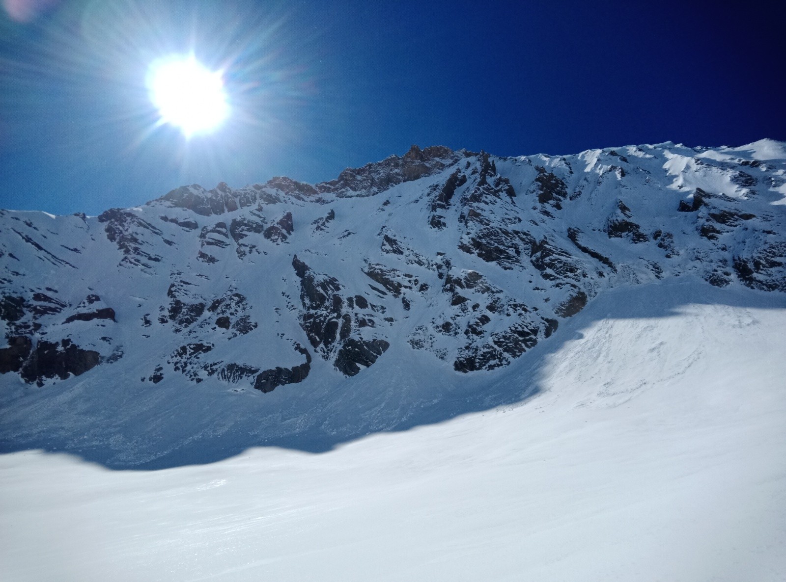 Voie des aiguilles grises et couloir roche&nbsp;