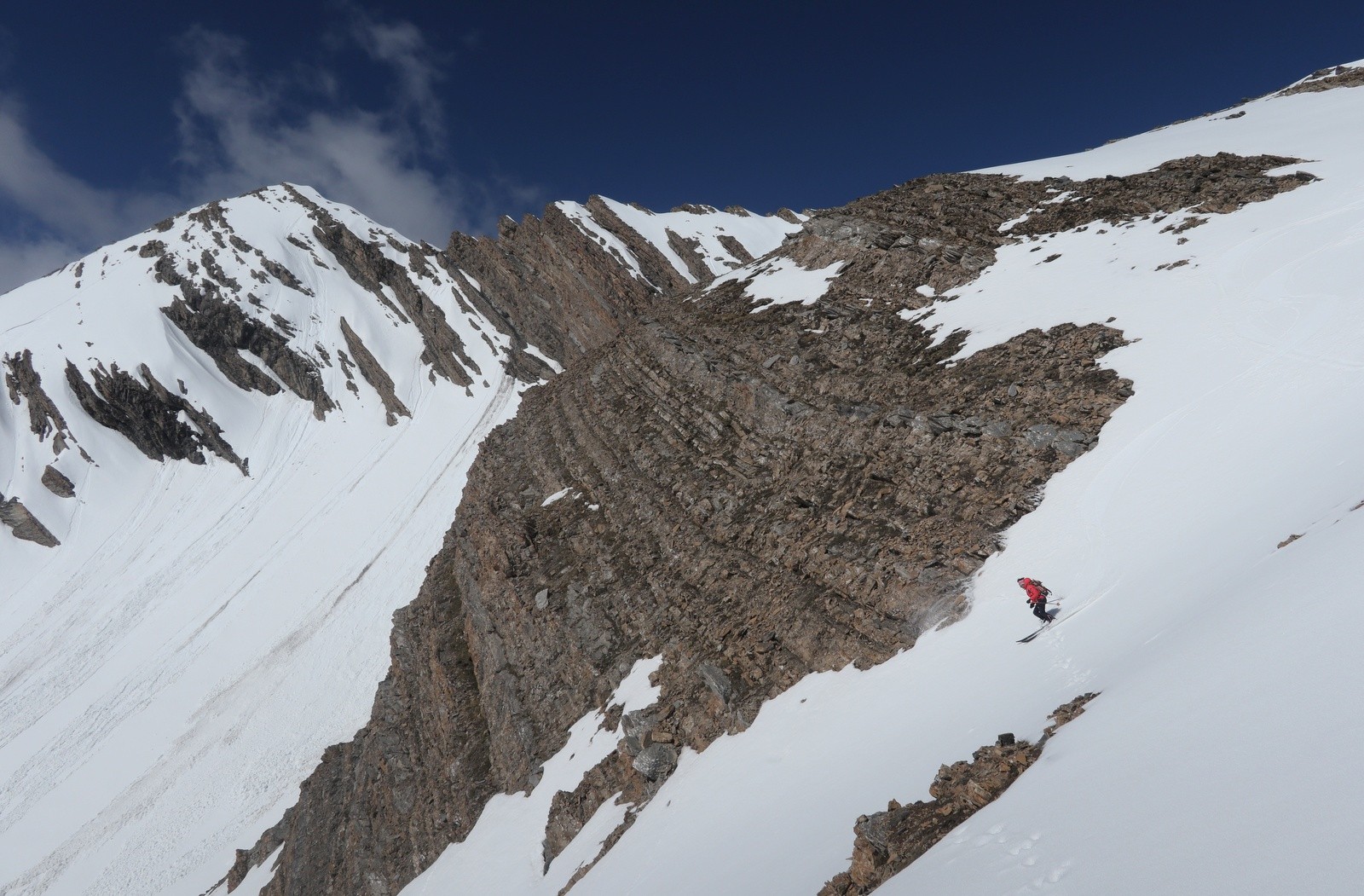 Descente vers le Lac de la Motte