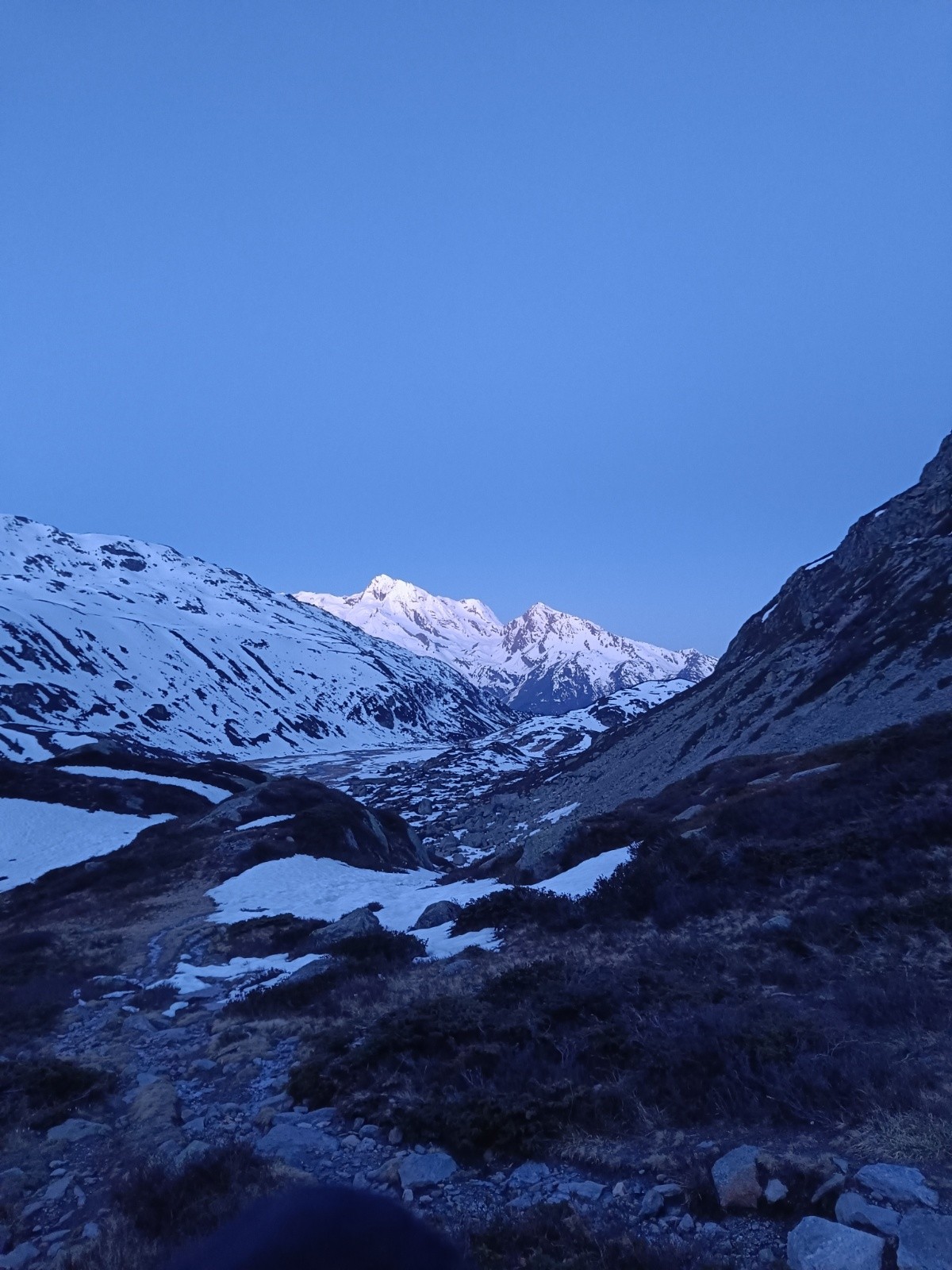 en partant du refuge&nbsp;