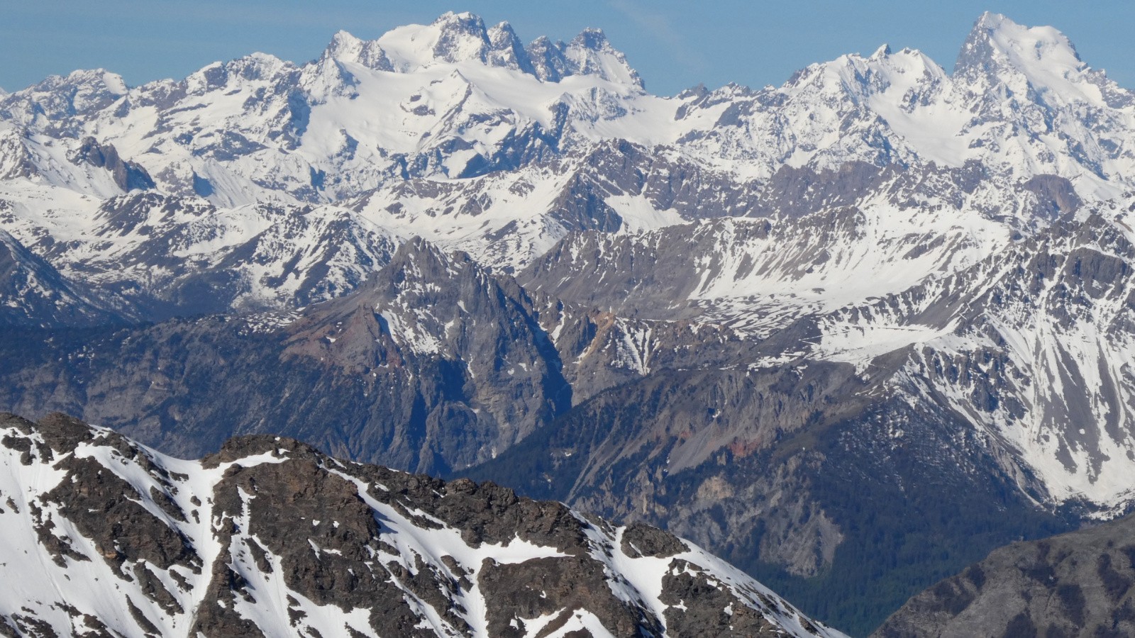 #25 J2 Panorama sur les Ecrins J2 Panorama sur les Ecrins