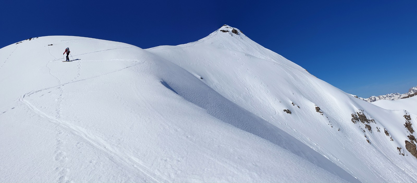 Arrivée au Chevalier Est 2865m 