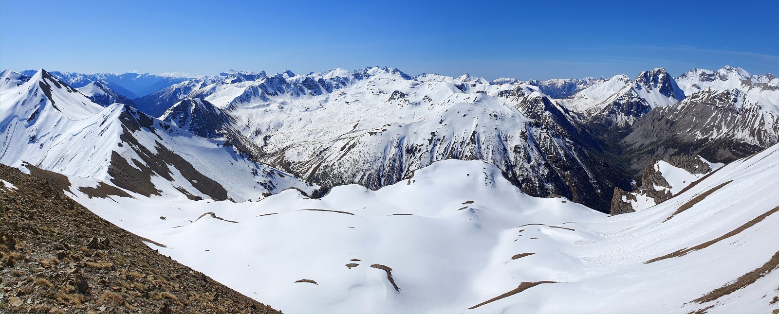 panorama vers le sud 
