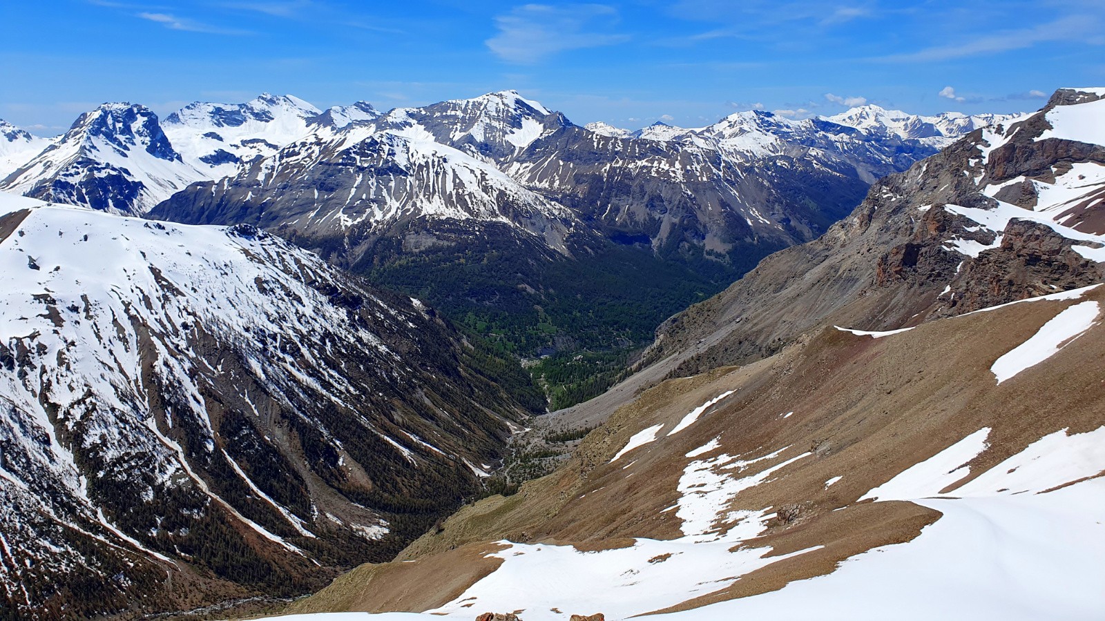 Vue sur le hameau de Bayasse 