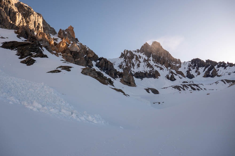 il est 7h40: toujours pas de soleil sur les couloirs sud.