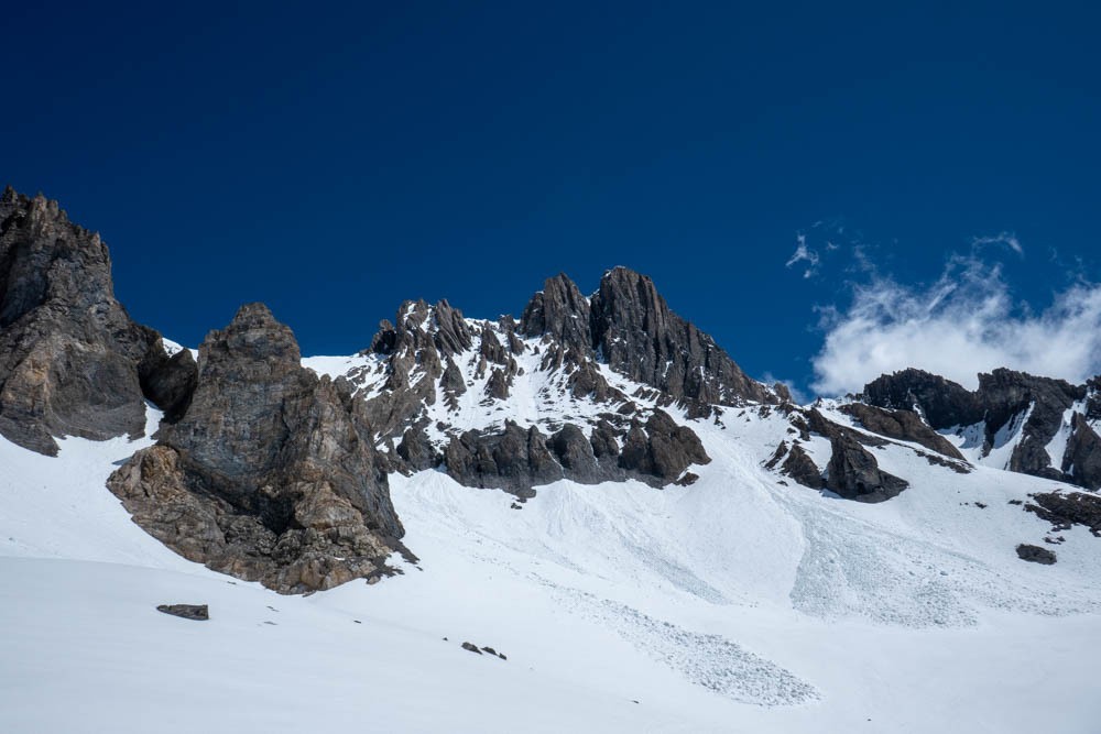 12h15: en bas. moquette divine du cone jsuqu'au point 2306 sous le telesiege de la Fournache