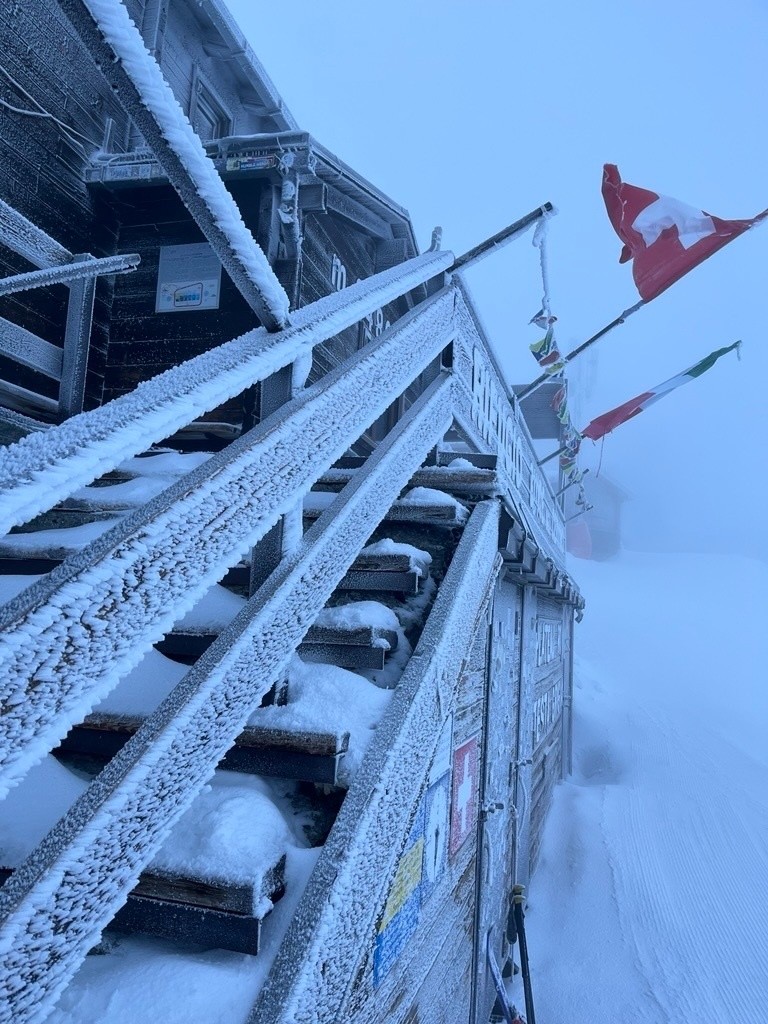 c'est l'hiver là-haut