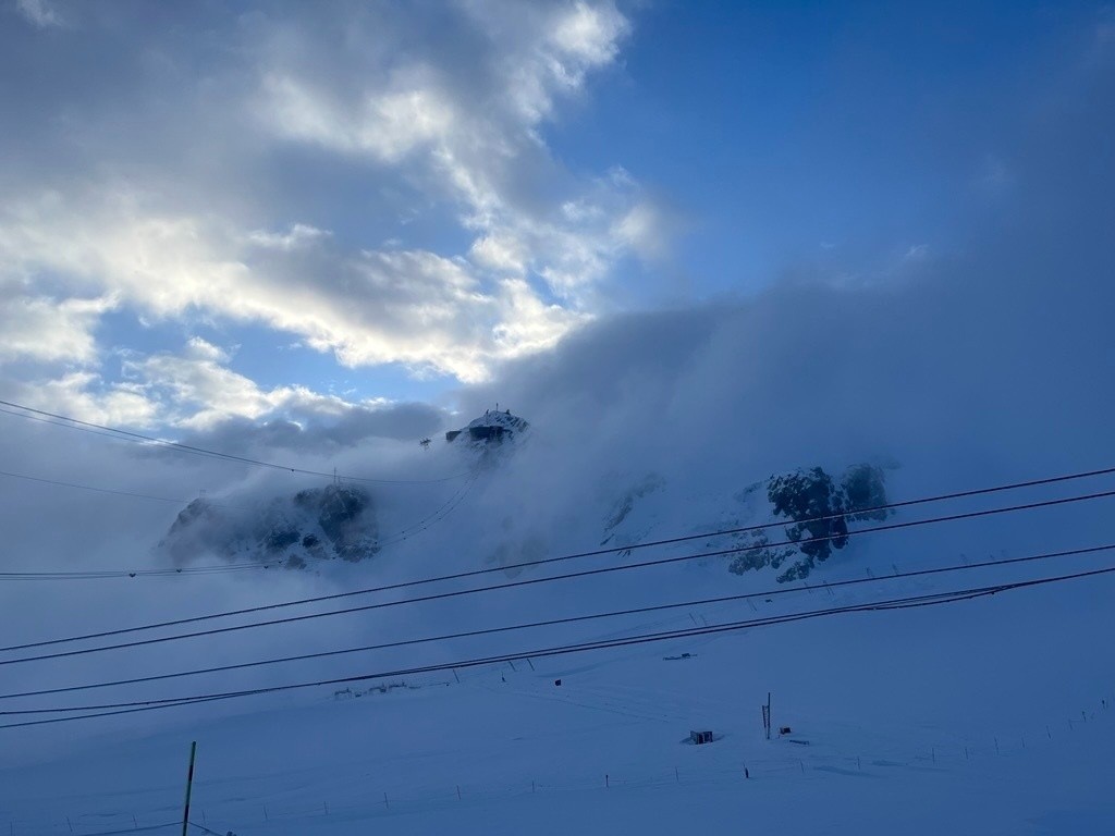 le seul éclaircie pendant que j'étais là (après 1h30 qd même)