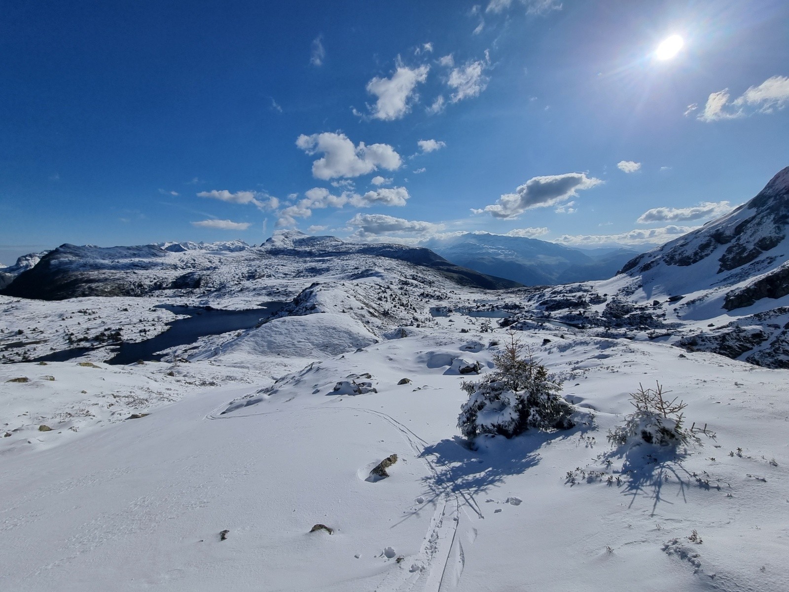Le plateau des lacs et le grand Galbert ont repris du blanc&nbsp;