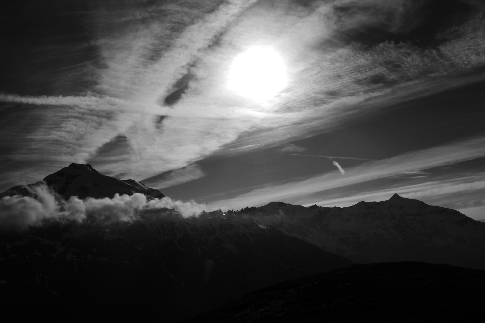 Du Lamet à Rochemelon en N&B