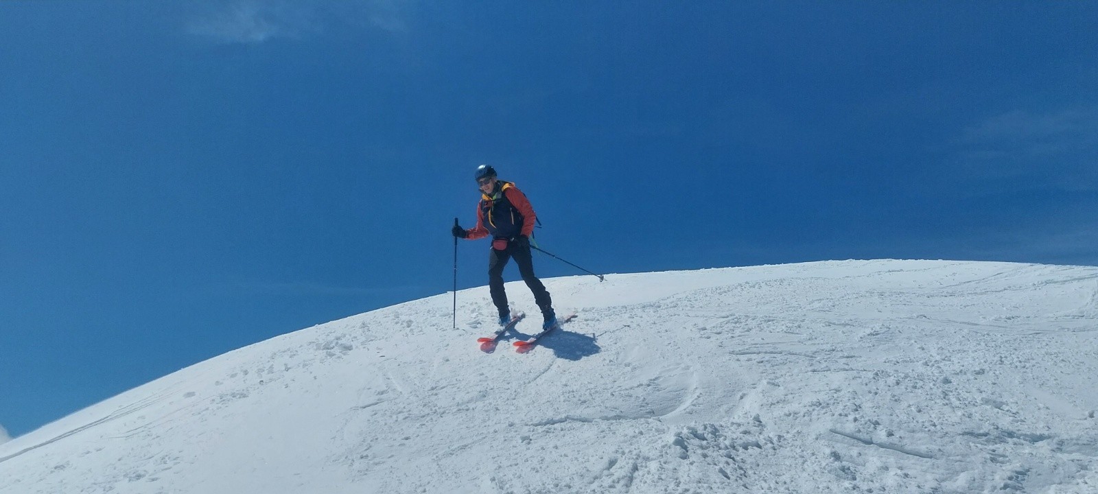 papa démarre la descente&nbsp;&nbsp;