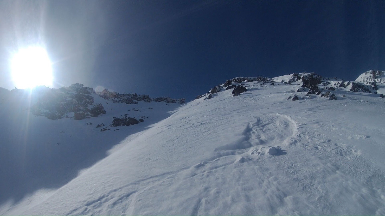 &nbsp;couloir NO rocher blanc