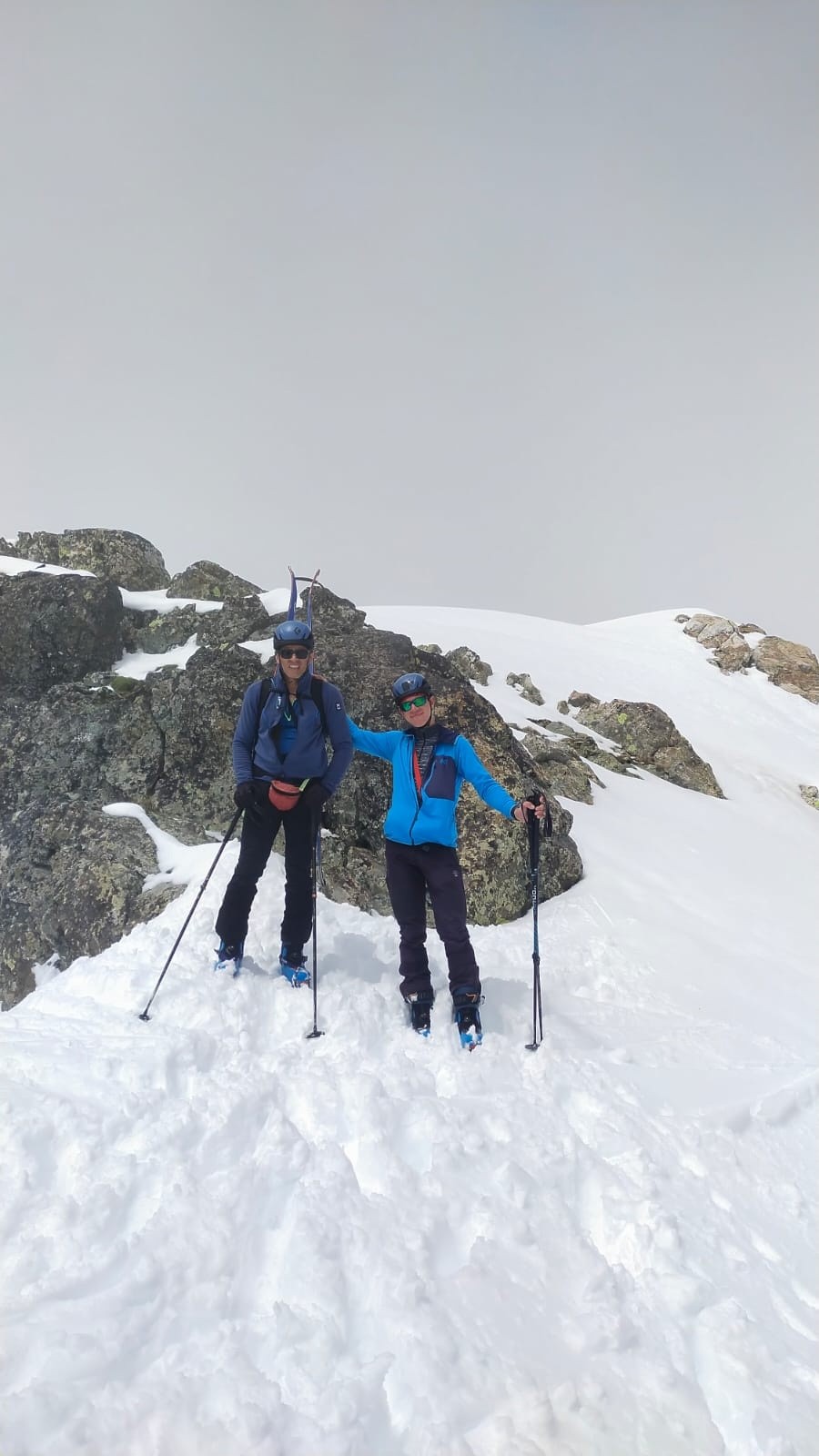 &nbsp;brèche d'argentière, père et fils