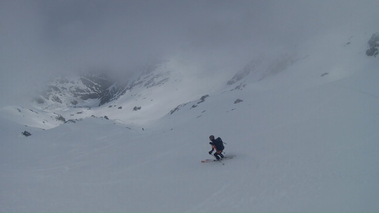 &nbsp;maman descente sous aiguilles d'argentière