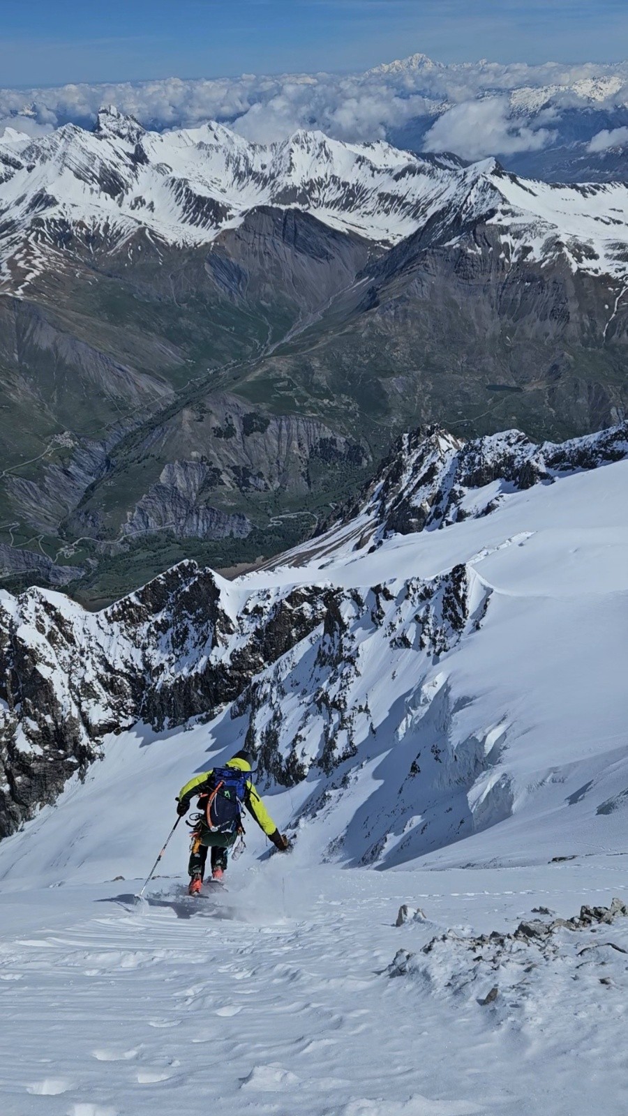 Premier virage.&nbsp;